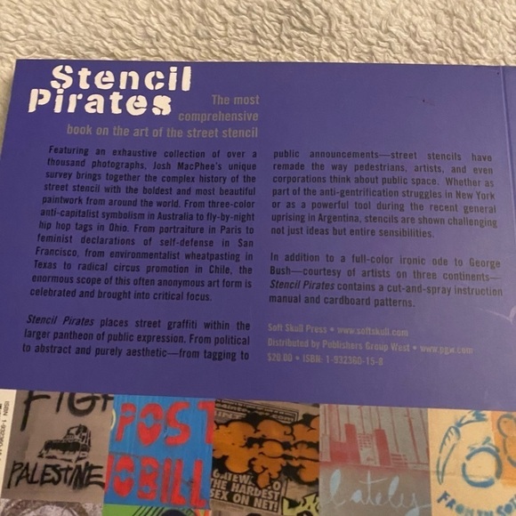 Stencil Pirates by Josh MacPhee trade paperback street stencil art book … - Picture 3 of 8